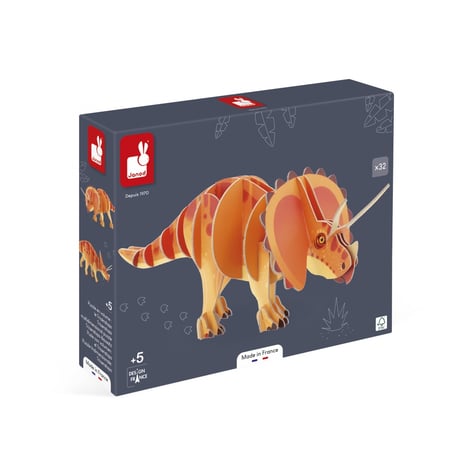 Puzzle en volume - Le triceratops
