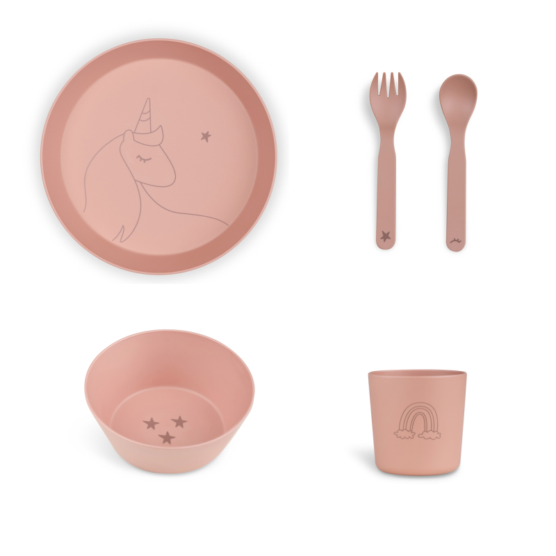 Citron - Ensemble de set repas Licorne