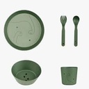 Citron - Ensemble de set repas vert Dino