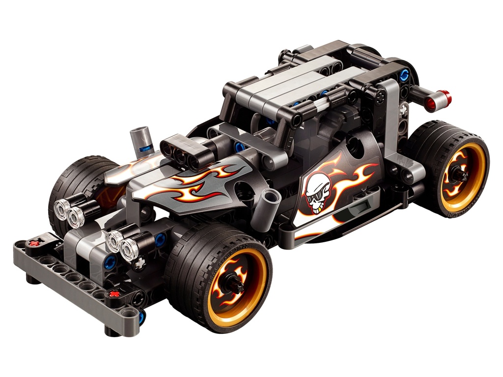 Seconde Vie - Lego Technique Voiture de fuyards pull and back 42046