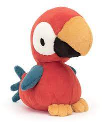 Peluche Bodacious Beak Parrot perroquet