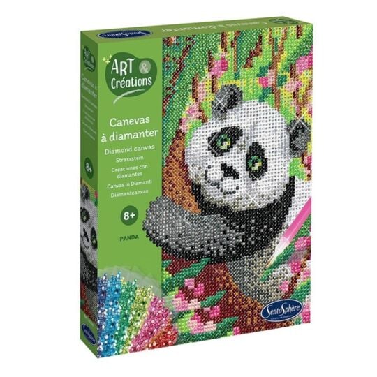 Canevas à diamanter Panda