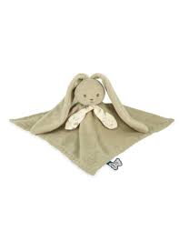 Doudou lapin vert