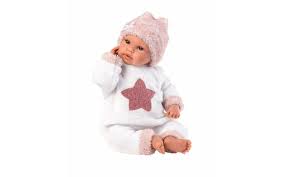Baby star LLorena 36cm pijama blanc étoile