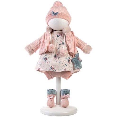 Vêtements rose/gris poupée 35cm