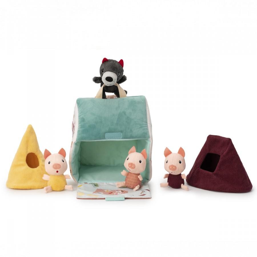 La maison du loup et des 3 petits cochons