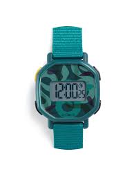 Montre digitale - Green snakes