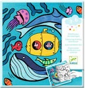Distributeur de coloriages, Océan