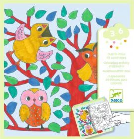 Distributeur de coloriages, Forêt