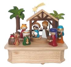 Wooderful life - Wooden music box  Nativity