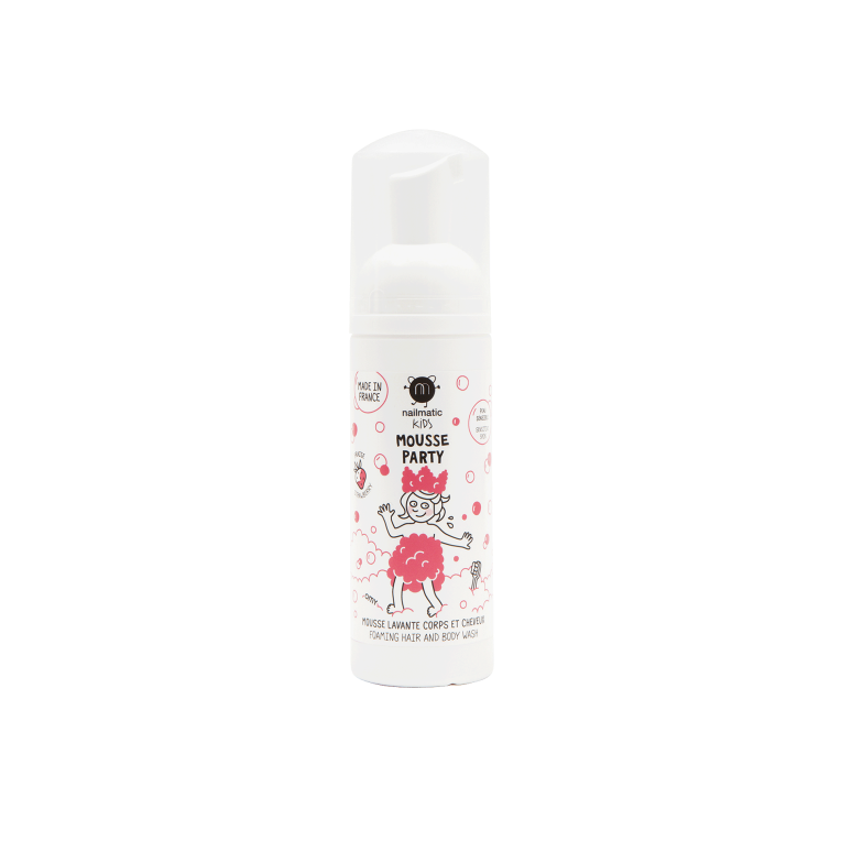 Mousse lavante fraise corps et cheveux