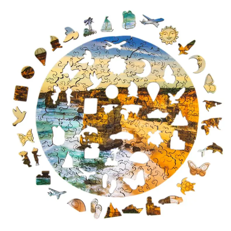 Grande route de l'Océan puzzle bois 201pcs