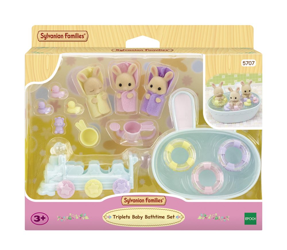 Triplets Baby Bathtime Set