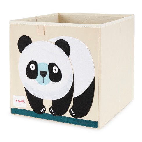 3 Sprouts - boîte de rangement Panda