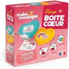 Mako moulages - Mon atelier Boîte coeur