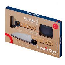 Set cuisine enfant 3 pcs Opinel Le petit chef - Bleu