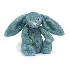 Bashful Luxe Bunny Azure Original - Lapin bleu