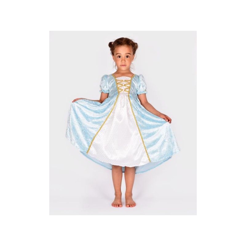 Déguisement robe de princesse turquoise 4-6 ans (Den Goda Fen)