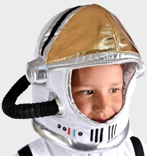 Casque d'astronaute Taille unique 25 cm (Den Goda Fen)