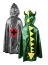 Déguisement - Cape Dragon/chevalier réversible 5-6 ans