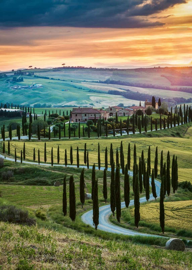 Puzzle Le Val d'Orcia Toscane 1000 pcs