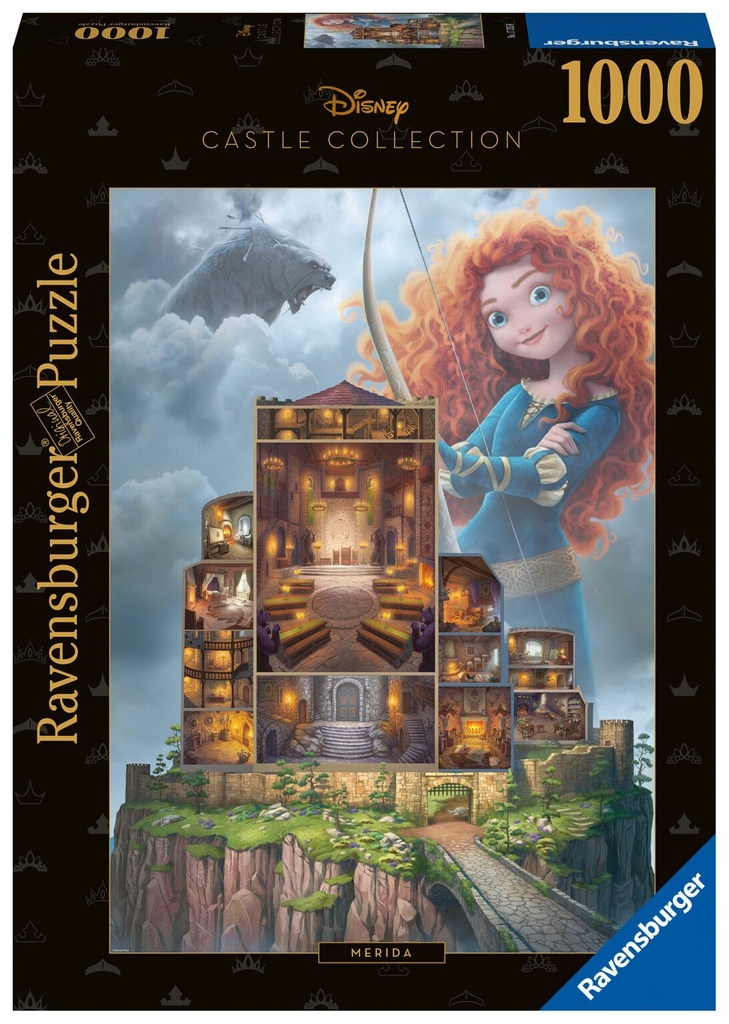 Puzzle Merida Château Disney 1000 pcs
