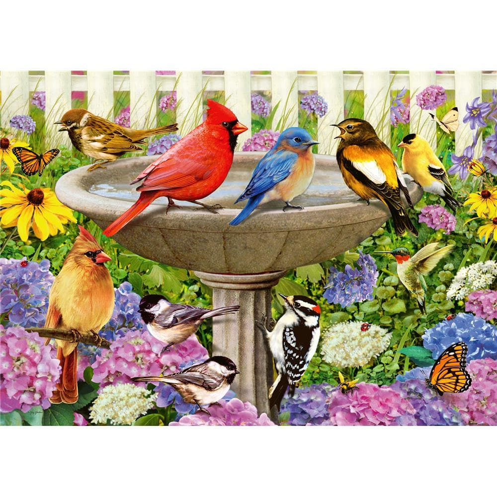 Puzzle Oiseaux à l'abreuvoir 500 pcs
