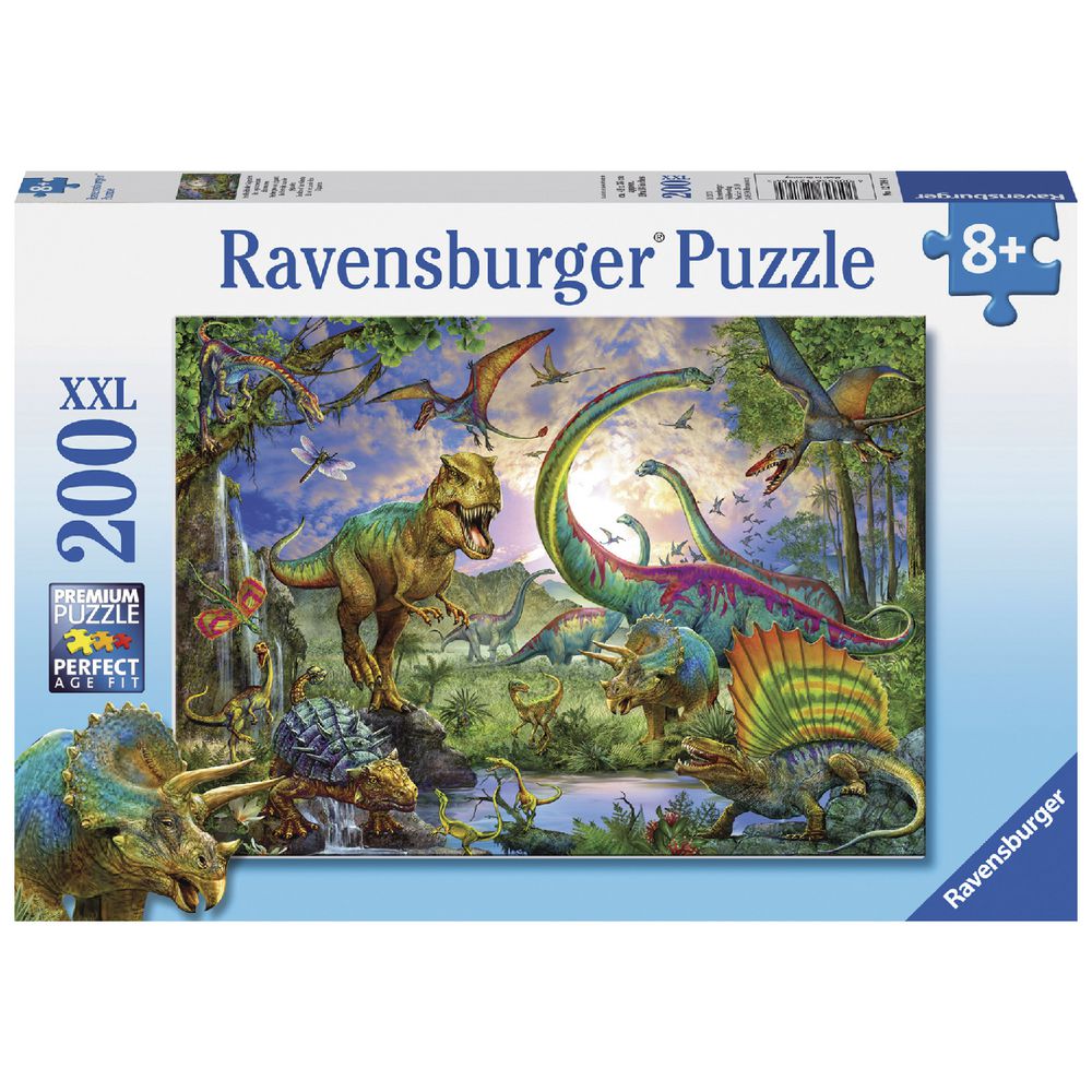 Puzzle Royaume des dinosaures 200 pcs XXL