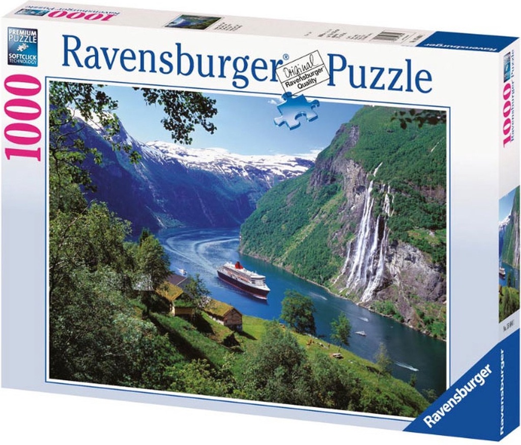 Puzzle Fjord norvégien 1000 pcs