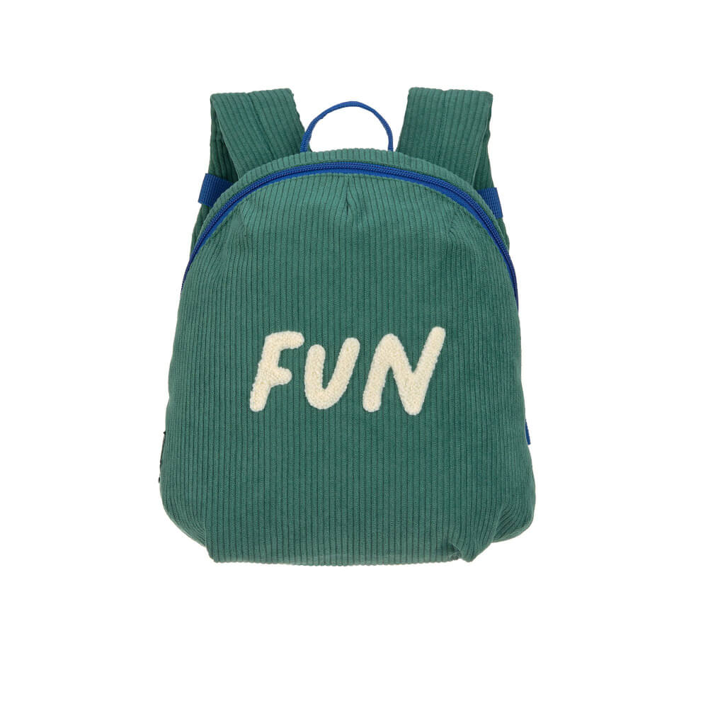 Sac à dos Little Gang velours Fun vert