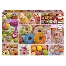 Educa - Puzzle Collage de fête sucrée 500 pcs