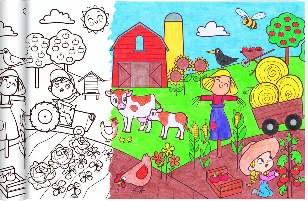 Rouleau 5m Graffy Roll Le petit monde agricole