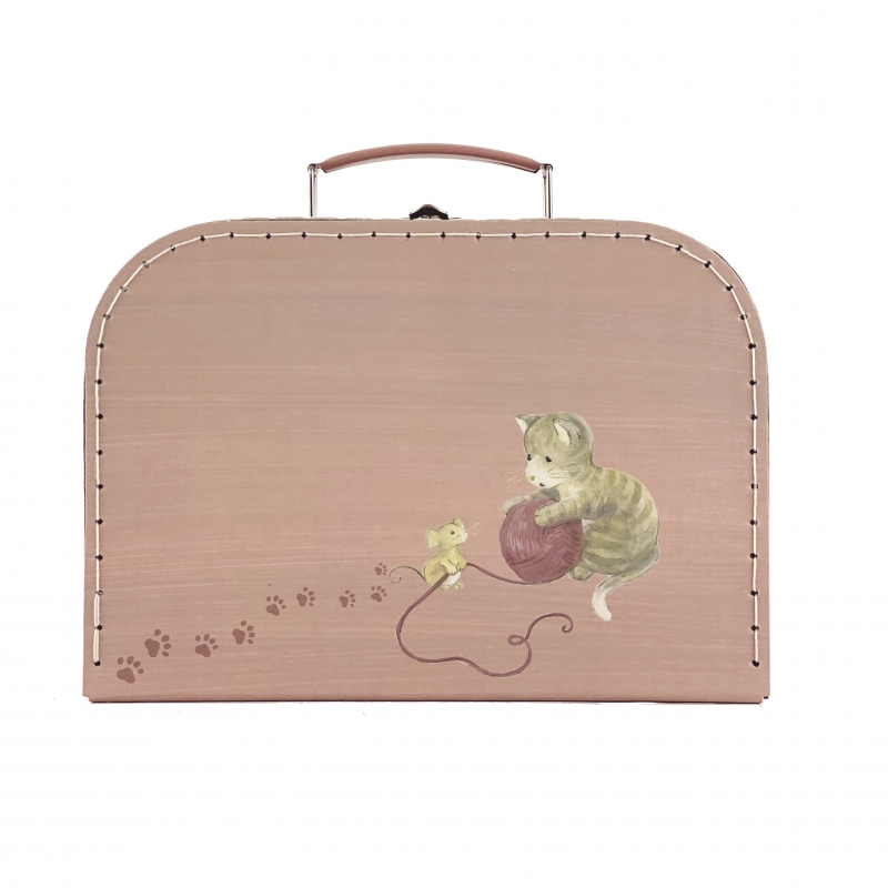 Valise Kit de laine - Pompons et tricotin