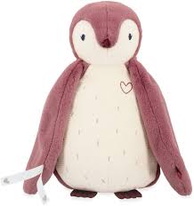 Peluche enregistreur bruits blancs Manchot Rose