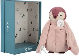 Peluche à bisous Manchot rose