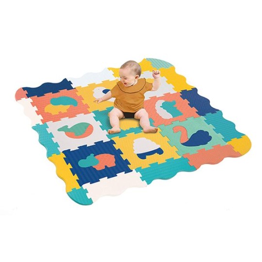 Ludi - Tapis bords et coins 120X120 cm