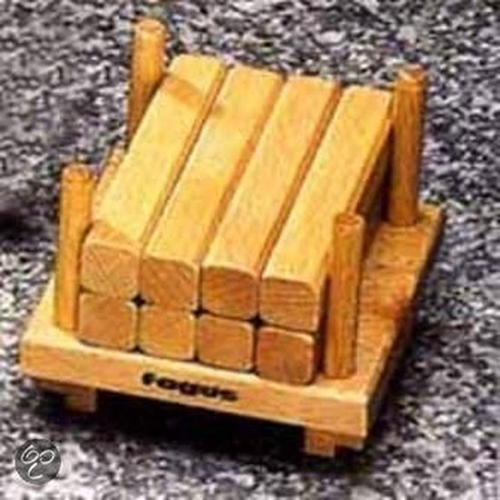 Fagus - Palette avec 8 cubes de bois