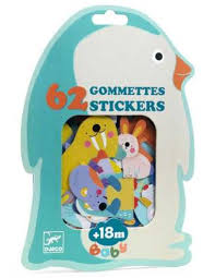 62 grosses gommettes baby - Animaux de la banquise