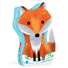 Puzzle silhouette - Ginger, petit renard - 24 pcs