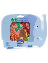 62 gommettes baby - Animaux de la savane