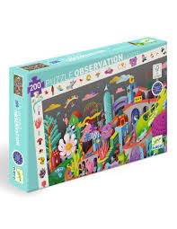 Puzzle observation - Crazy town - 200 pcs