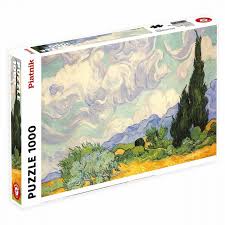 Puzzle 1000pcs Les blés jaunes, Van Gogh