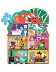 Puzzle géant - La maison p'tits copains