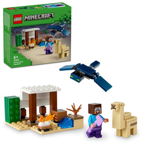 Expédition de Steve dans le Désert - Lego Minecraft