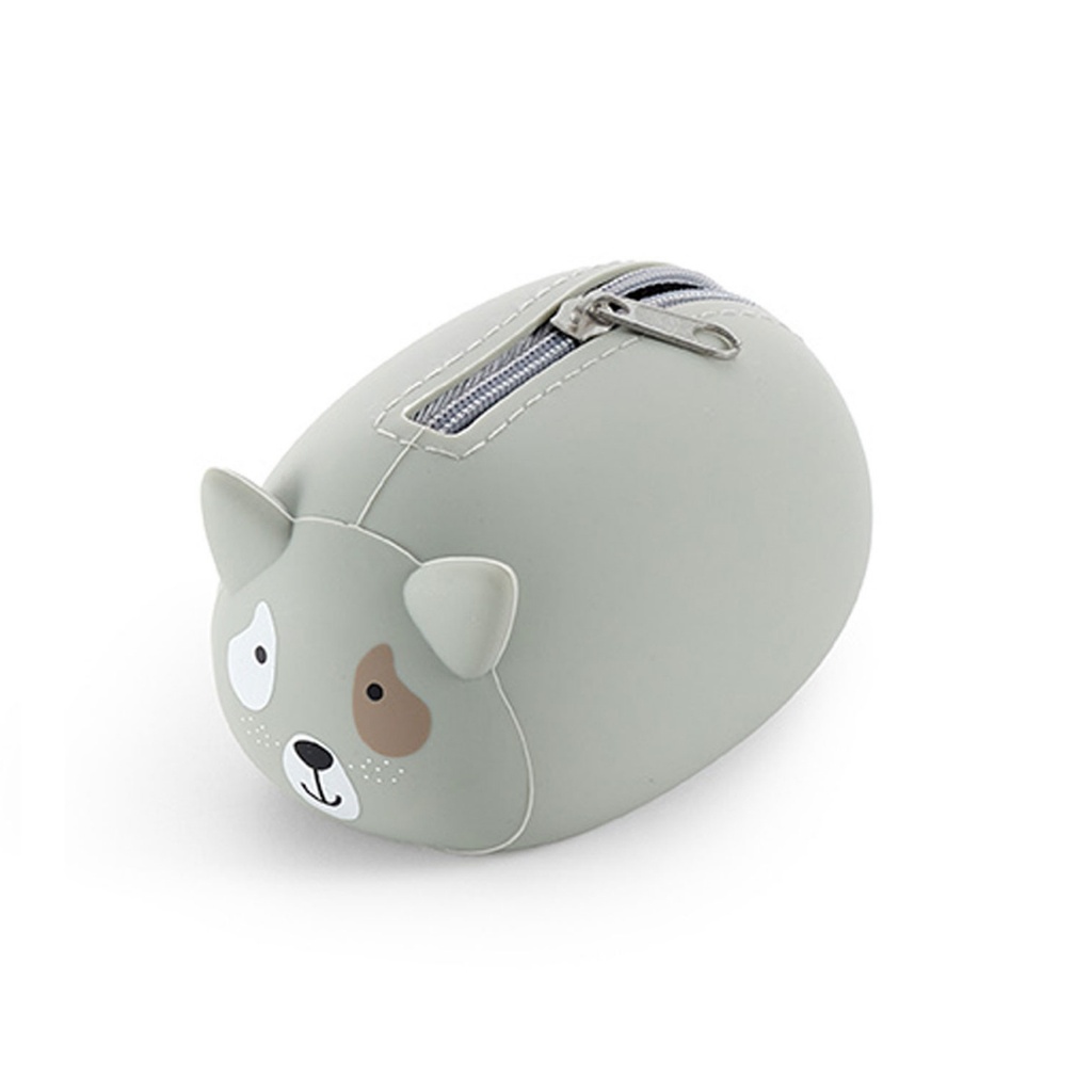 Porte monnaie Back2fun chien gris