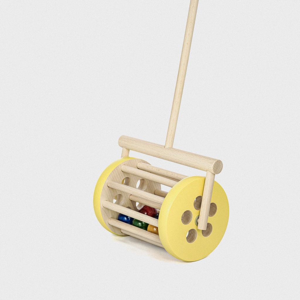 Jouet à pousser - Rouleau Jaune