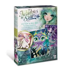 Nebulous Stars Glitter & Foil art Tableaux à texturer