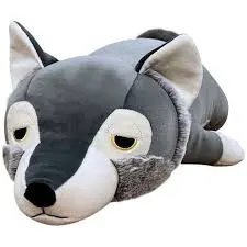Nemu Nemu - Peluche Loup XXL 74cm