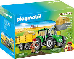 Tracteur avec remorque Playmobil