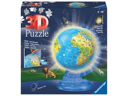 3D puzzle Globe enfant Led
